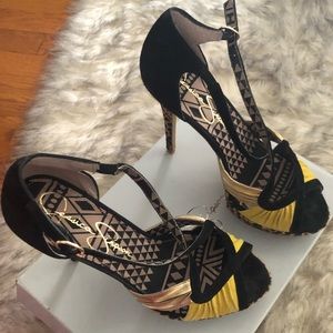 Multicolor Jessica Simpson Heeled Sandal